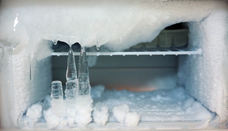 Tủ lạnh bị đóng tuyết hoặc đọng nước